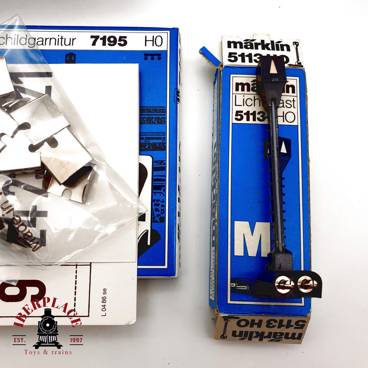 ♻️ Märklin 10x señales principales señales de via pupitres de mando H0 escala 1:87 E20