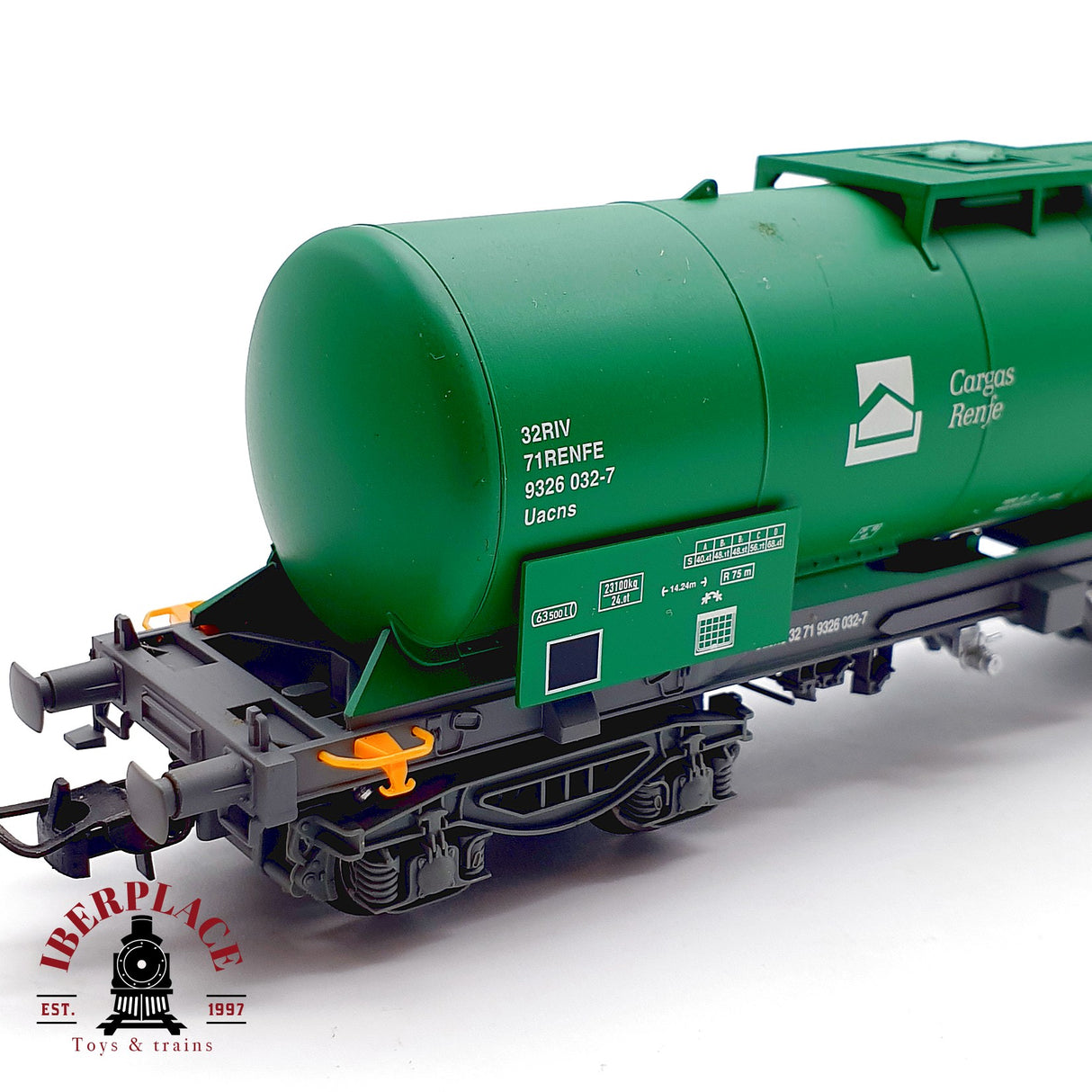 ♻️  Electrotren 5873K Vagon cisterna Cargas Renfe Uacns Ep V H0 1:87 DC