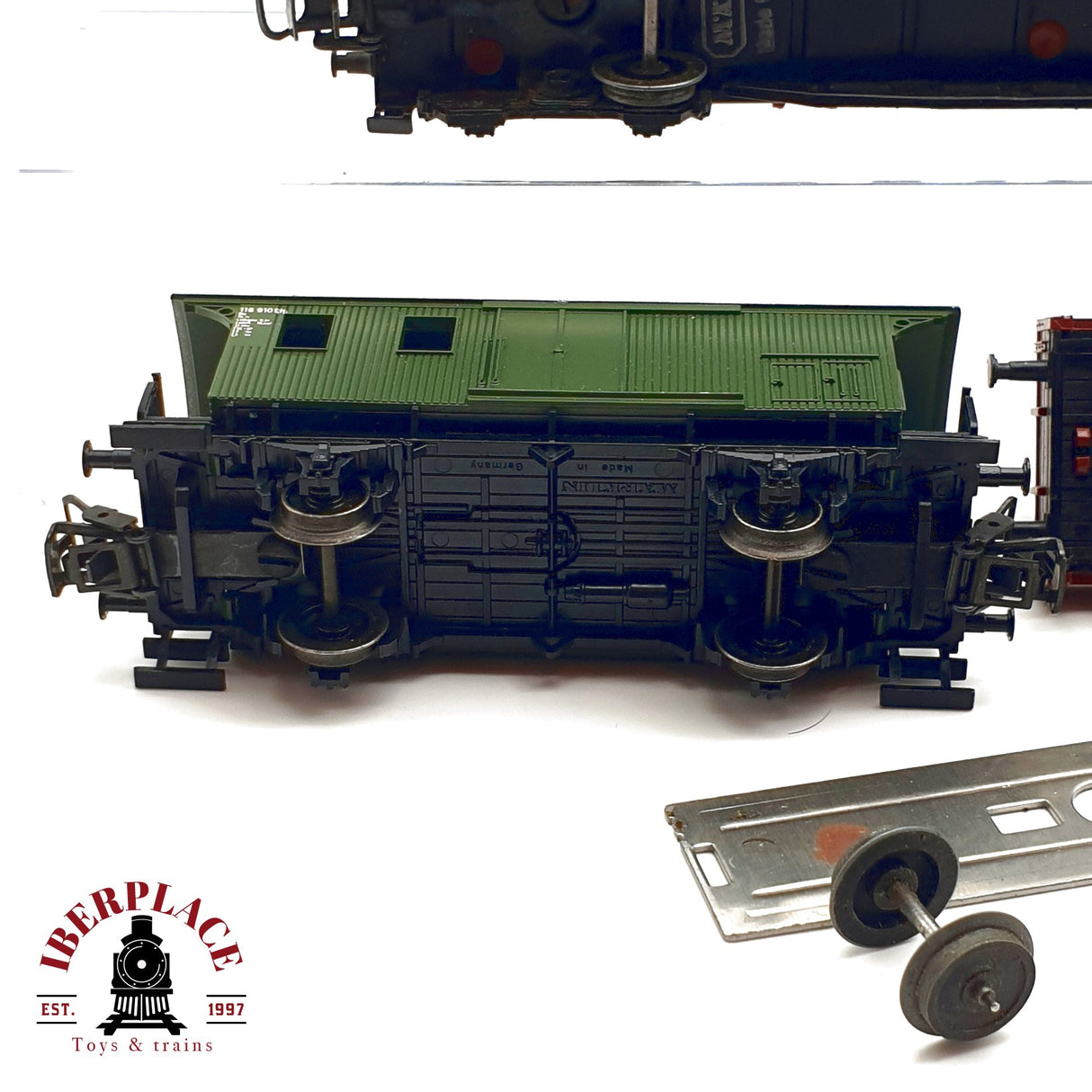 ♻️ Märklin 5x vagones plataforma y de borde alto DB piezas o repuestos H0 escala 1:87 E20