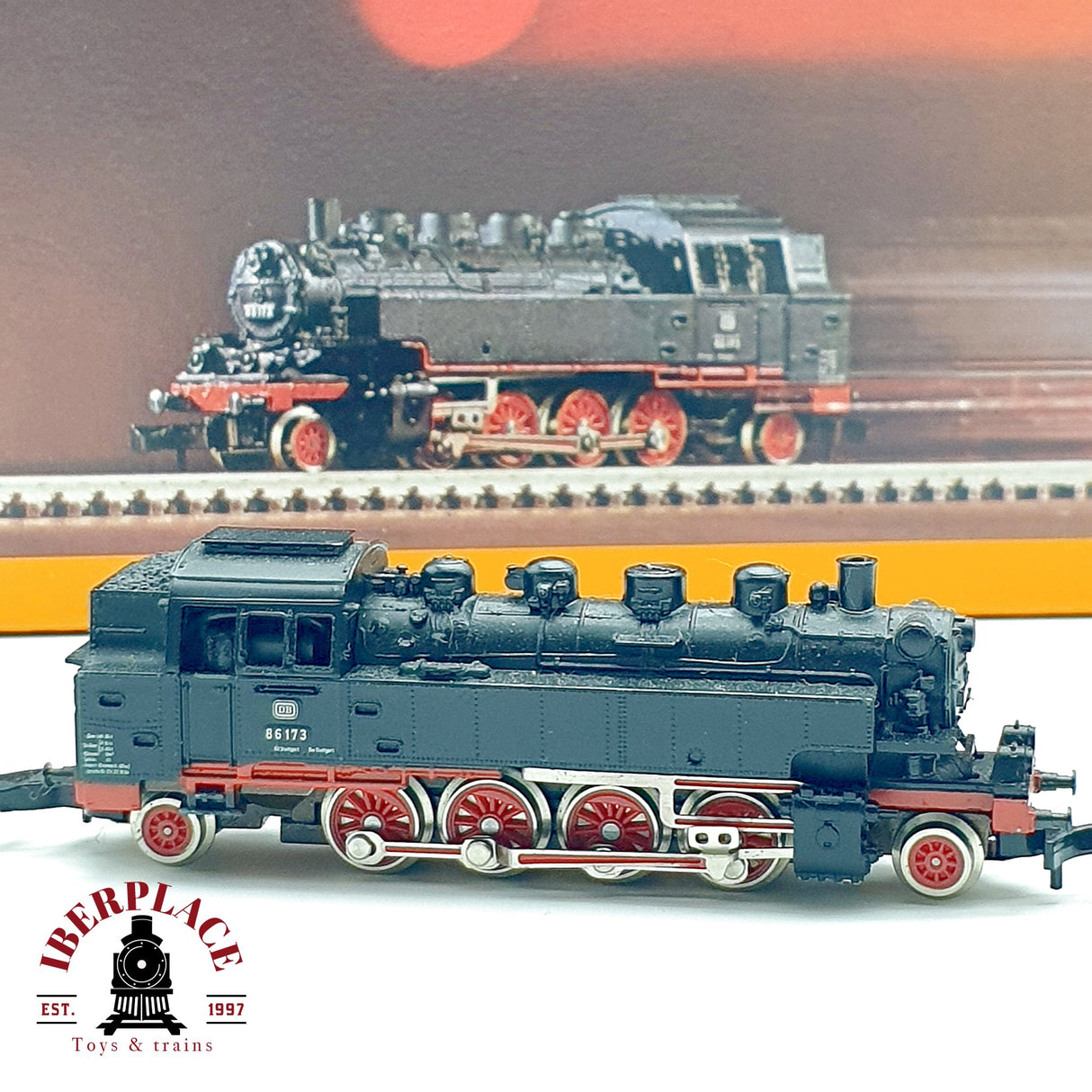 ♻️✨Märklin 8896 Locomotora Vapor BR 86 DB Época III Escala Z 1:220