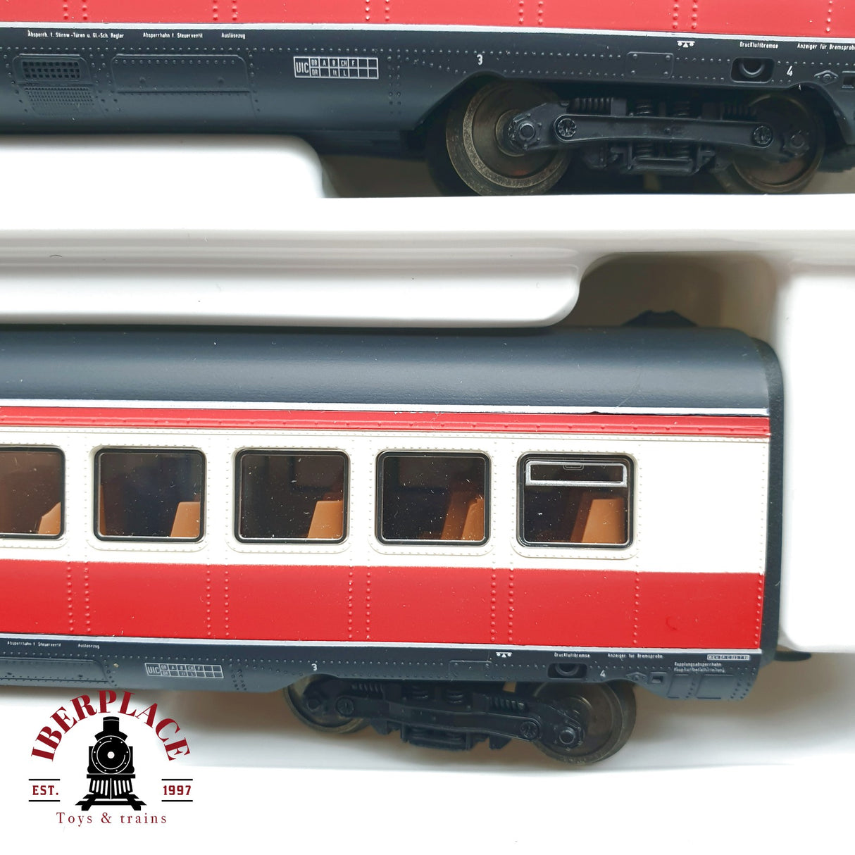 ♻️  DC Roco 43016 set vagones complementarios Libermann clase 2 H0 escala 1:87 E21