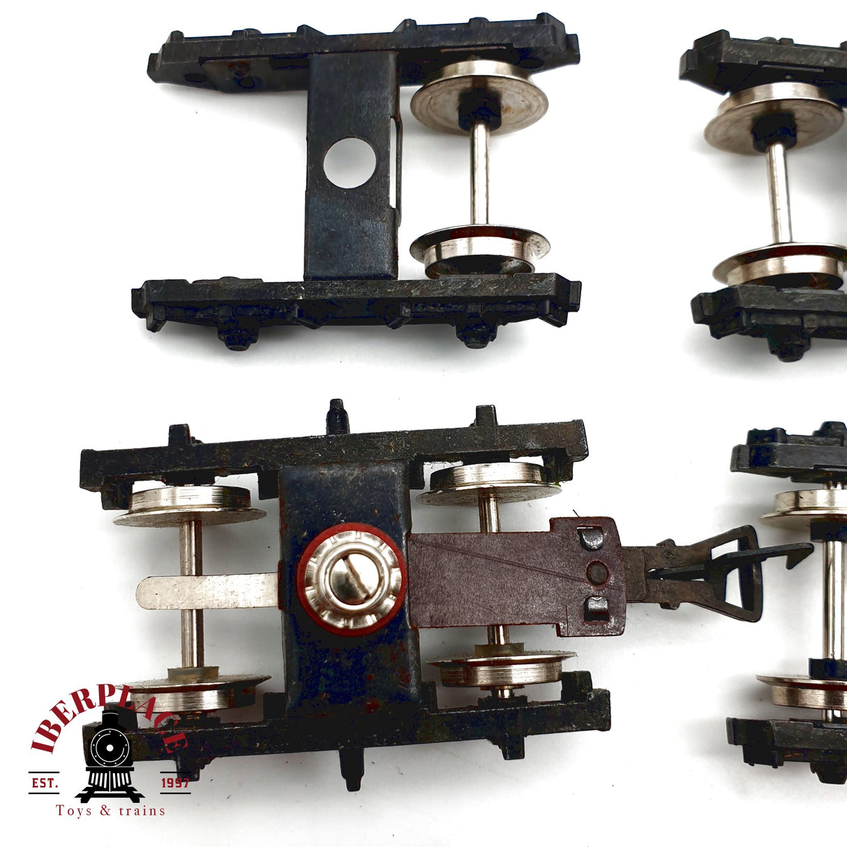 ♻️  5x Bogies para repuestos de vagones H0 escala 1:87 E20 4/7