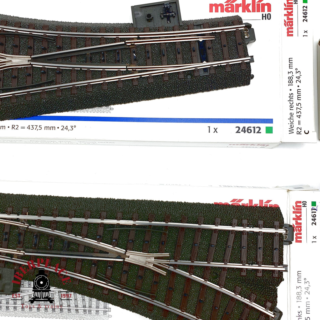 ♻️ Märklin Lote vias rectas, curvas, tope de vías, pupitres de mando sistema C H0 escala 1:87 E20