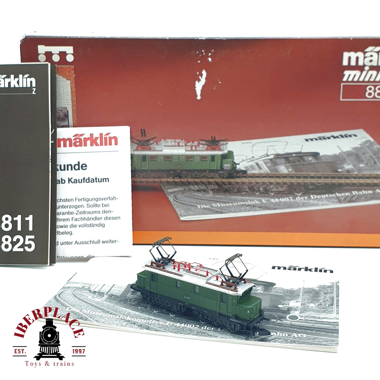 ♻️ Märklin 8813 locomotora E 44 002 DB Z escala 1:220 A27