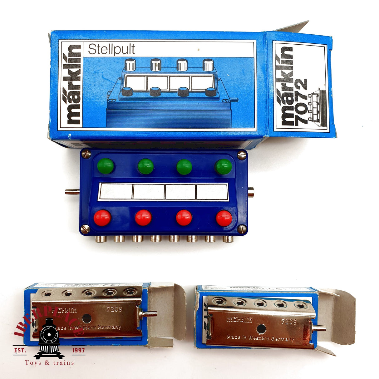 ♻️ Märklin 3x 7072 7209 Placas de distribución pupitre de mando H0 escala 1:87 E20