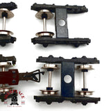 ♻️  5x Bogies para repuestos de vagones H0 escala 1:87 E20 4/7