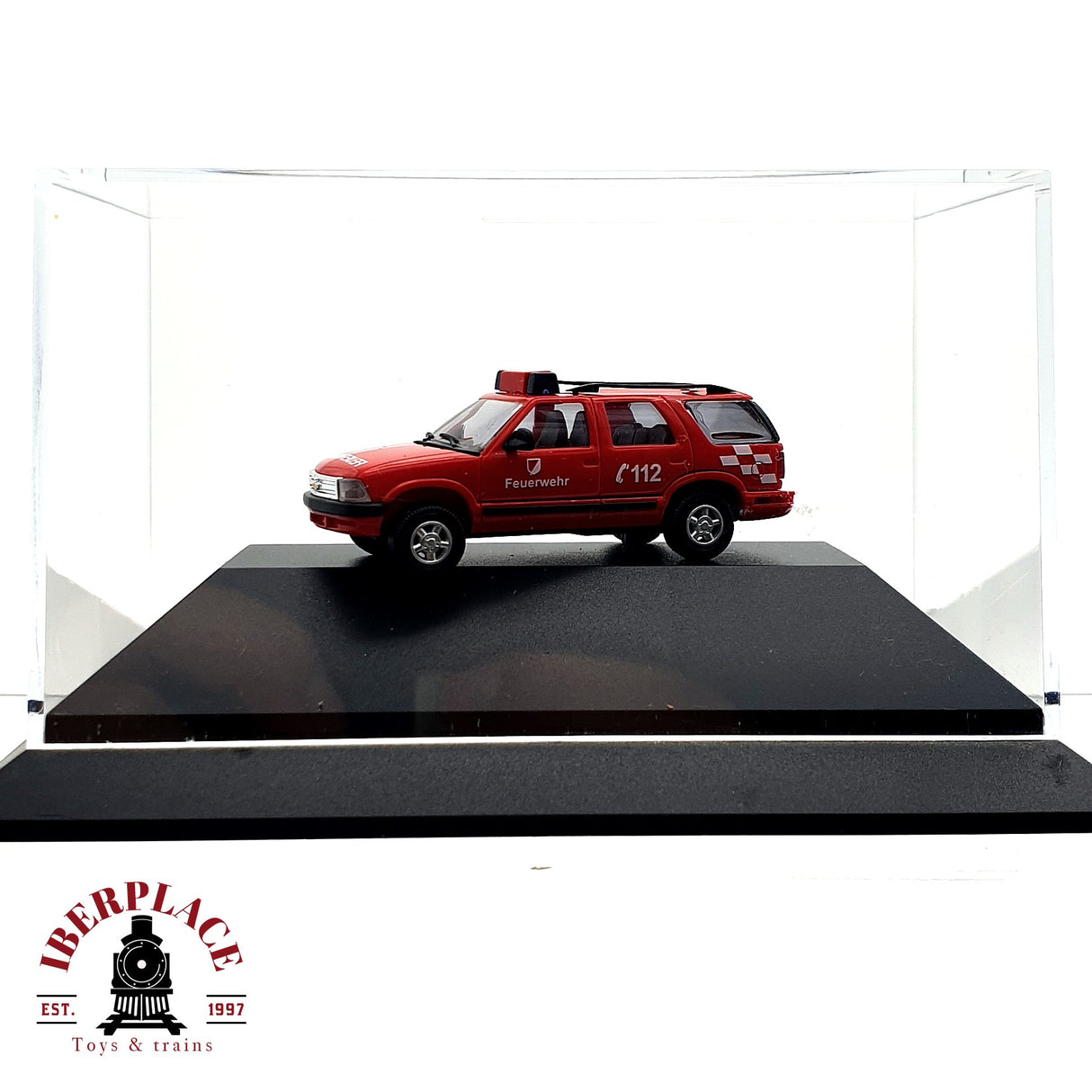 ♻️ Busch coche chevrolet Blazer Bomberos 500 unidades limitadas H0 escala 1:87 E19