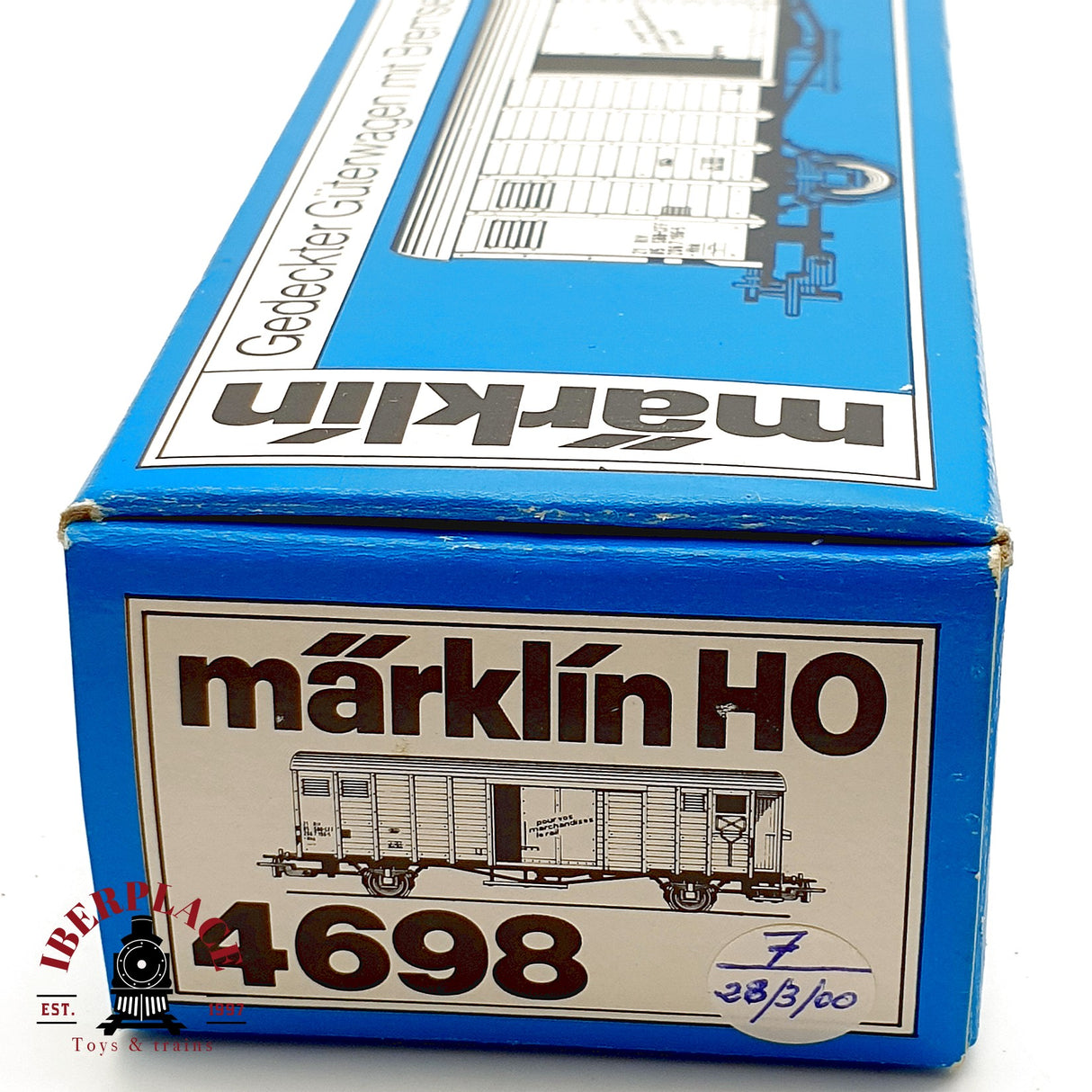 ♻️ Märklin 4698 Vagón Cerrado Garita SBB CFF FFS Mercancías Suiza AC H0 Escala 1:87