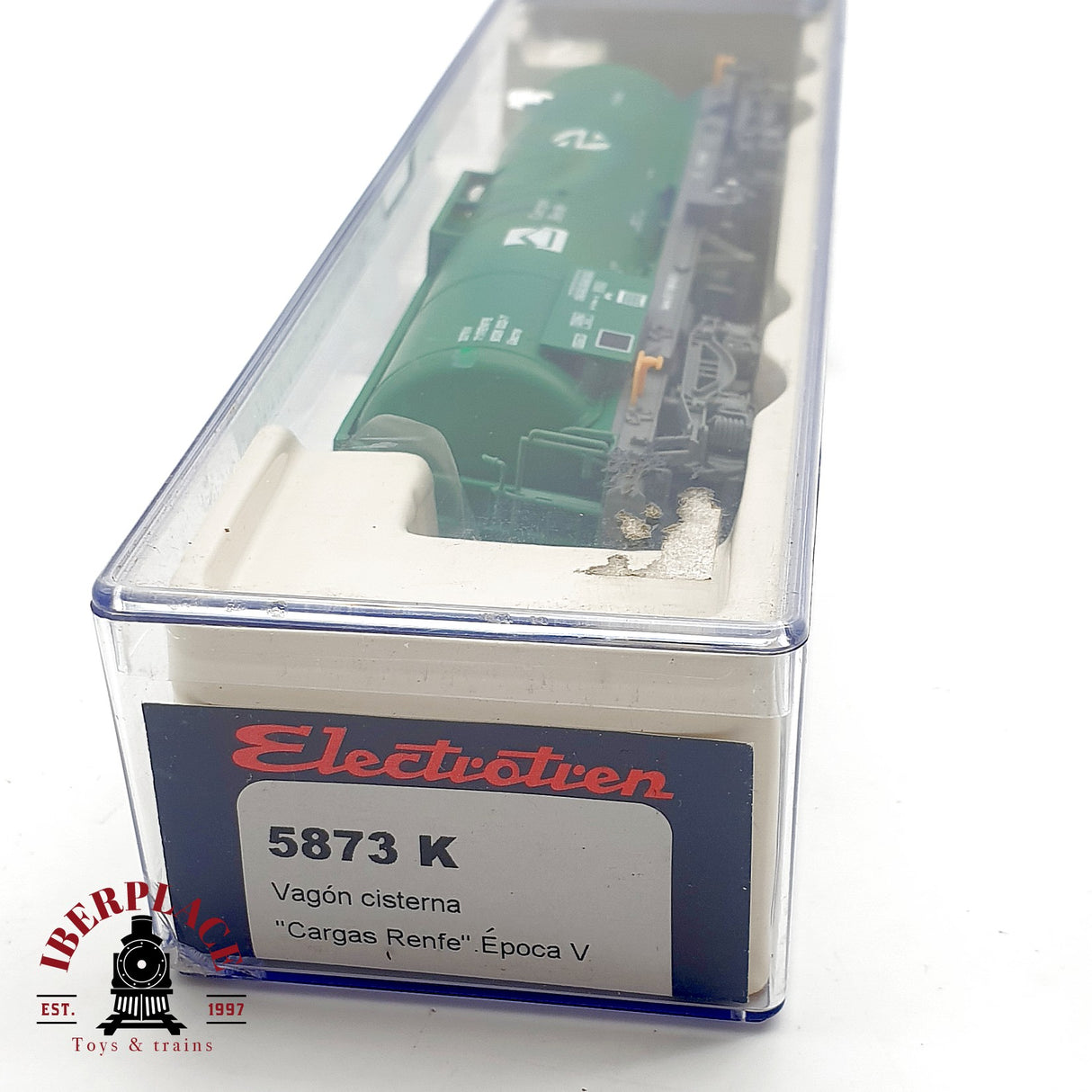 ♻️  Electrotren 5873K Vagon cisterna Cargas Renfe Uacns Ep V H0 1:87 DC