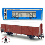 ♻️ Märklin 4700 Vagón Cerrado DB Glmhs 50 Mercancías Techo Curvo AC H0 Escala 1:87
