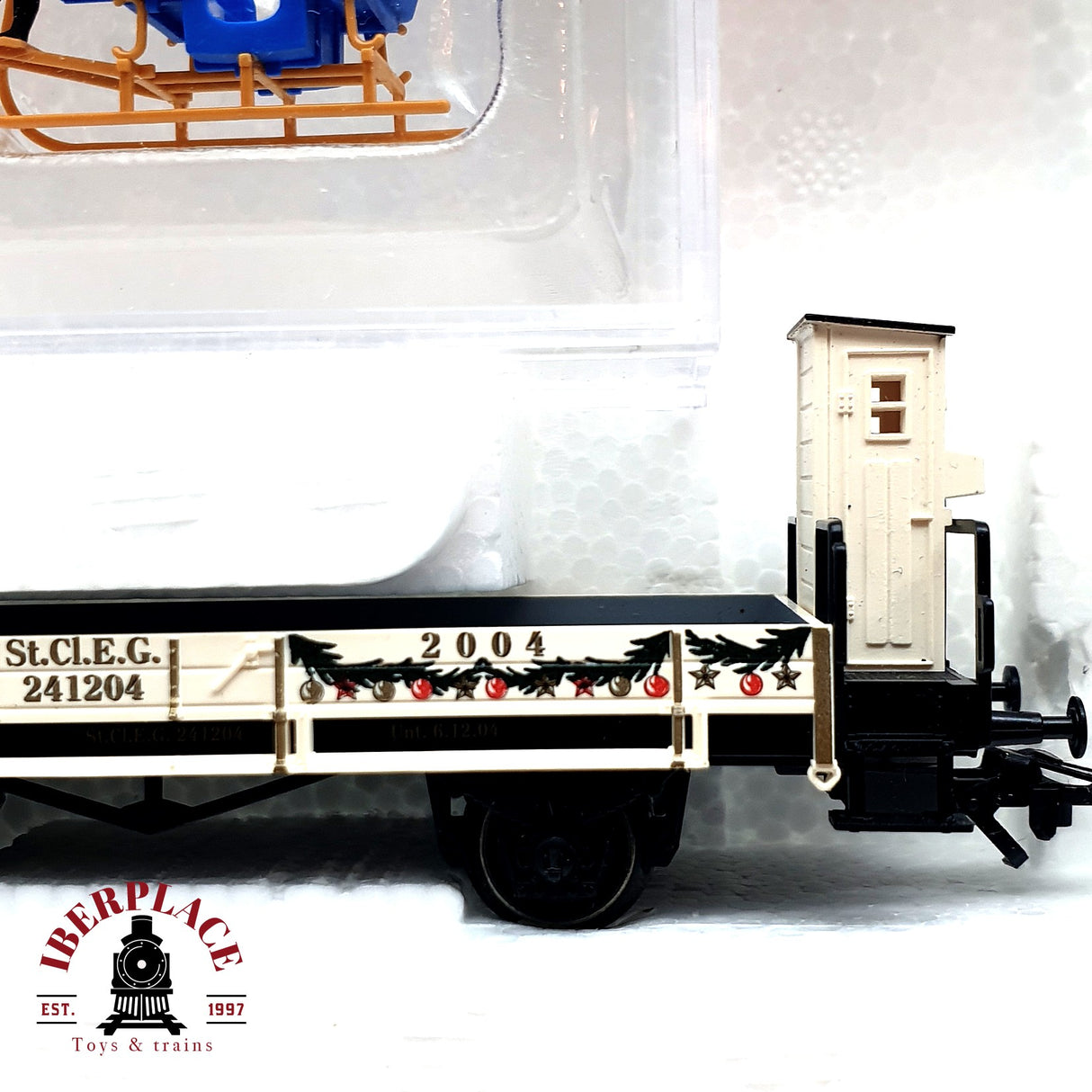 ♻️ Märklin 48404 vagón plataforma de navidad con figura papa noel H0 escala 1:87 E19