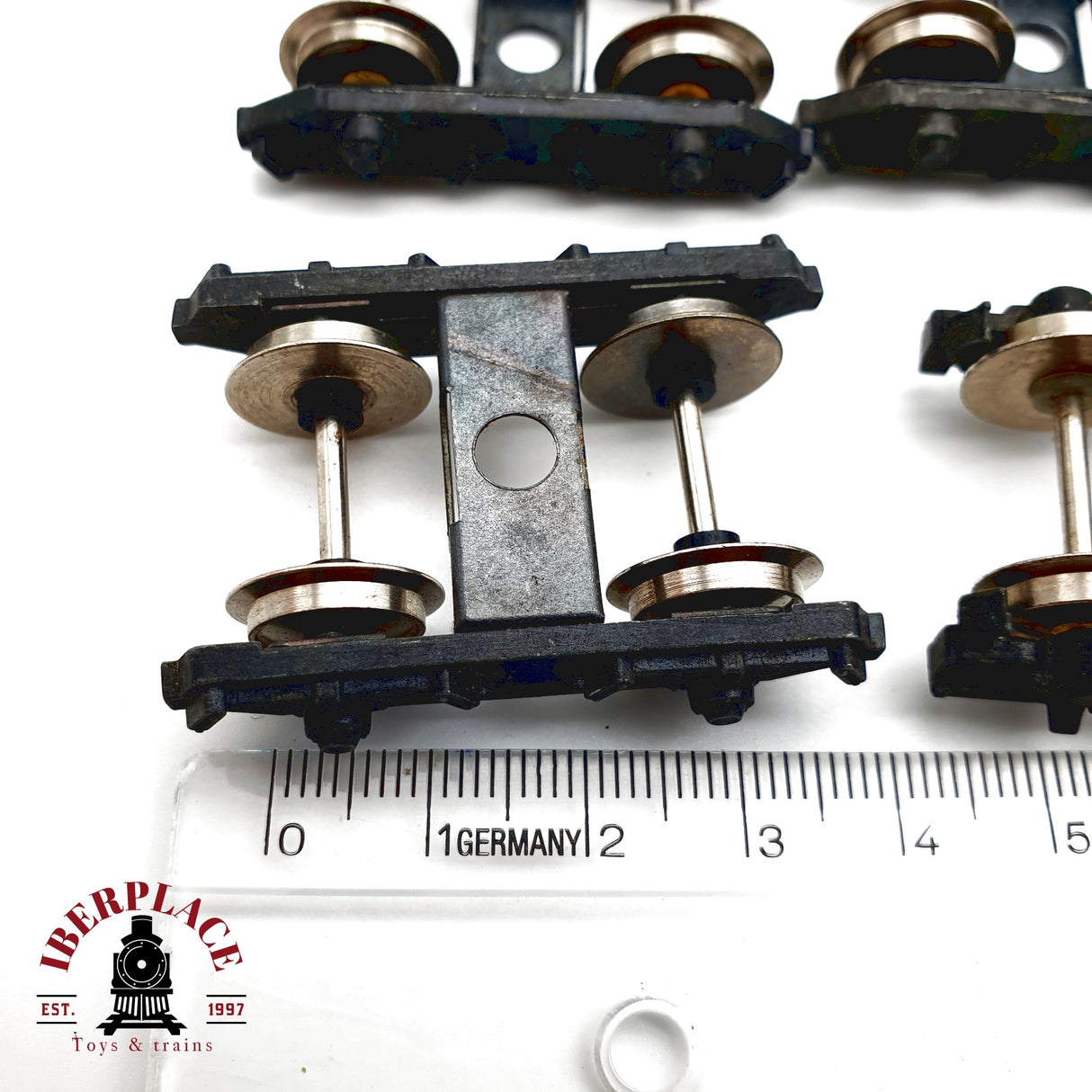 ♻️  5x Bogies para repuestos de vagones H0 escala 1:87 E20 5/7