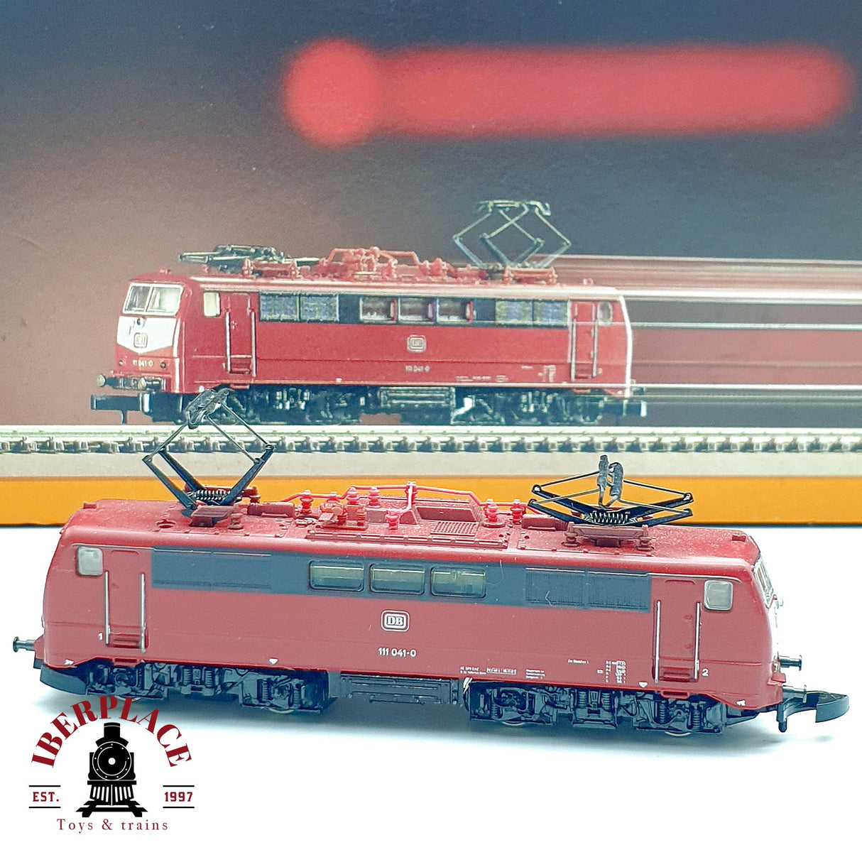 ♻️✨Märklin 8843 Locomotora Eléctrica BR 111 DB Época IV Escala Z 1:220