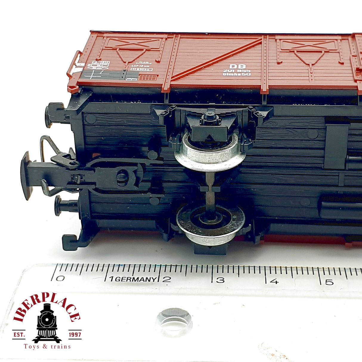 ♻️ Märklin 4700 Vagón Cerrado DB Glmhs 50 Mercancías Techo Curvo AC H0 Escala 1:87