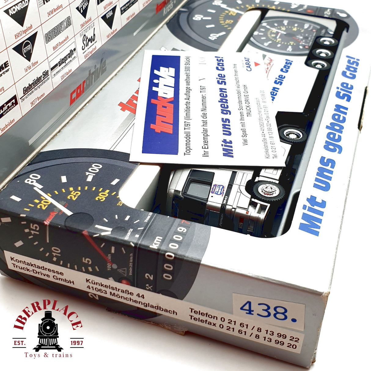 ♻️ Herpa 438 camión Mercedes MB Truck Drive unidades limitadas H0 escala 1:87 E20