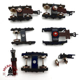 ♻️  5x Bogies para repuestos de vagones H0 escala 1:87 E20 6/7