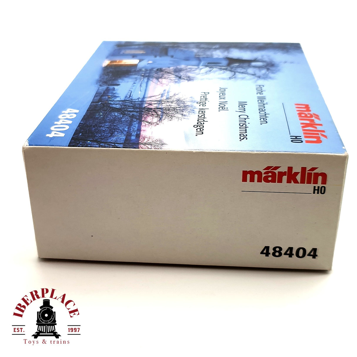 ♻️ Märklin 48404 vagón plataforma de navidad con figura papa noel H0 escala 1:87 E19