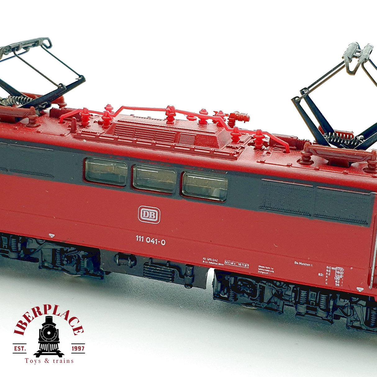 ♻️✨Märklin 8843 Locomotora Eléctrica BR 111 DB Época IV Escala Z 1:220