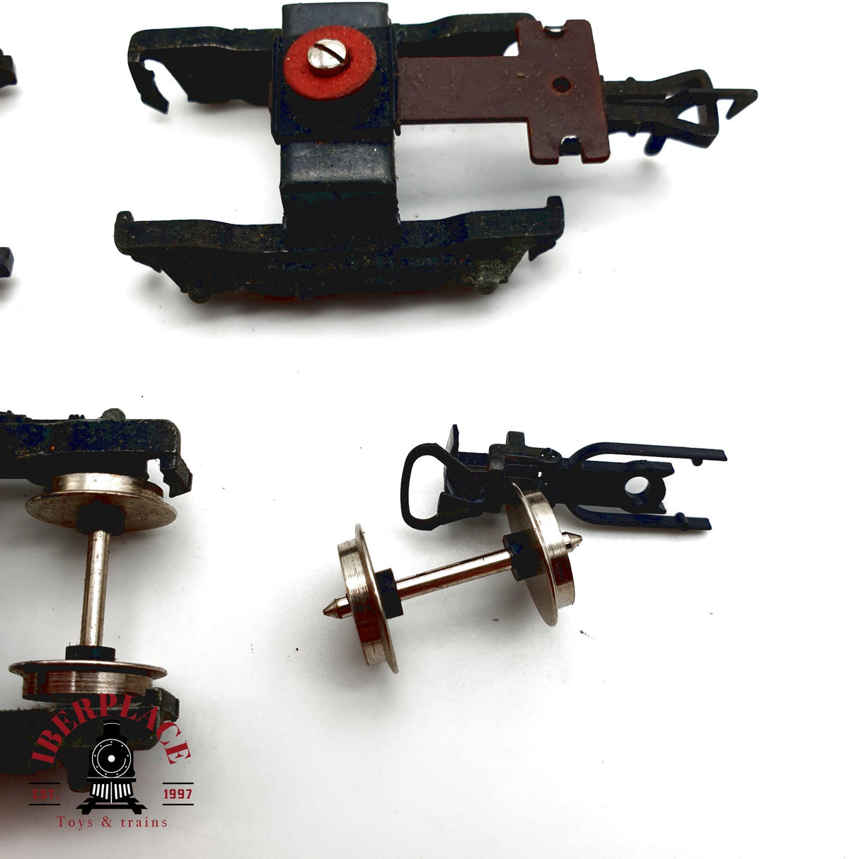 ♻️  5x Bogies para repuestos de vagones H0 escala 1:87 E20 6/7