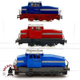 ♻️ Märklin 3x Locomotoras Diésel Maniobras Henschel DHG 500 / 700 AC H0 Escala 1:87