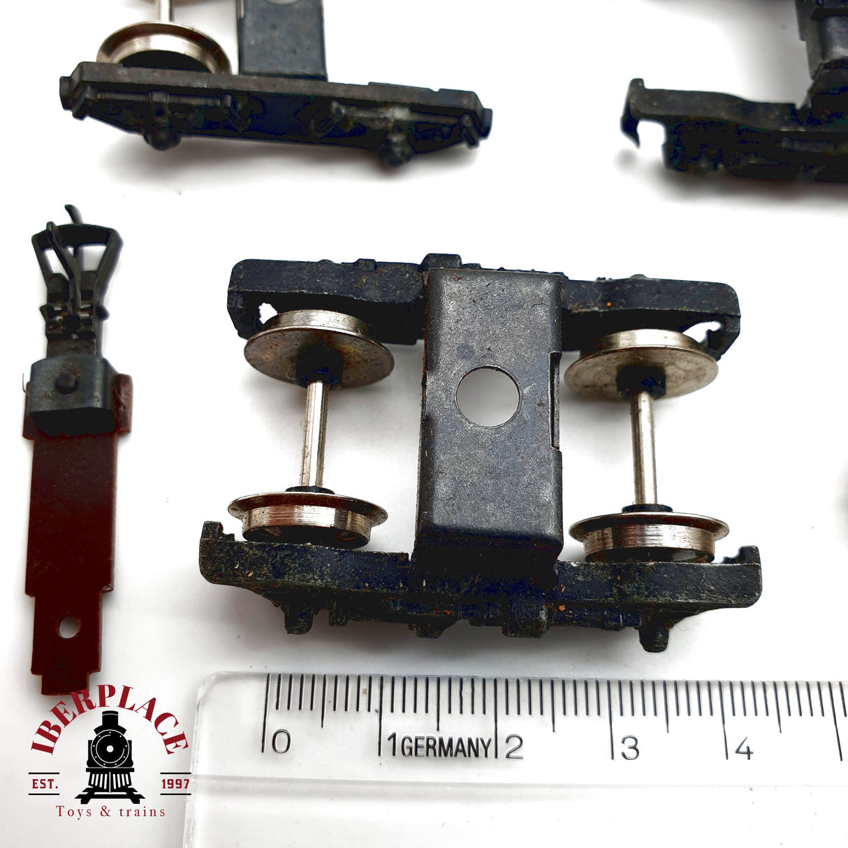♻️  5x Bogies para repuestos de vagones H0 escala 1:87 E20 6/7