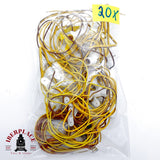 ♻️ Faller 20x portalamparas con bombilla iluminación casetas N + H0 Escala 1:87
