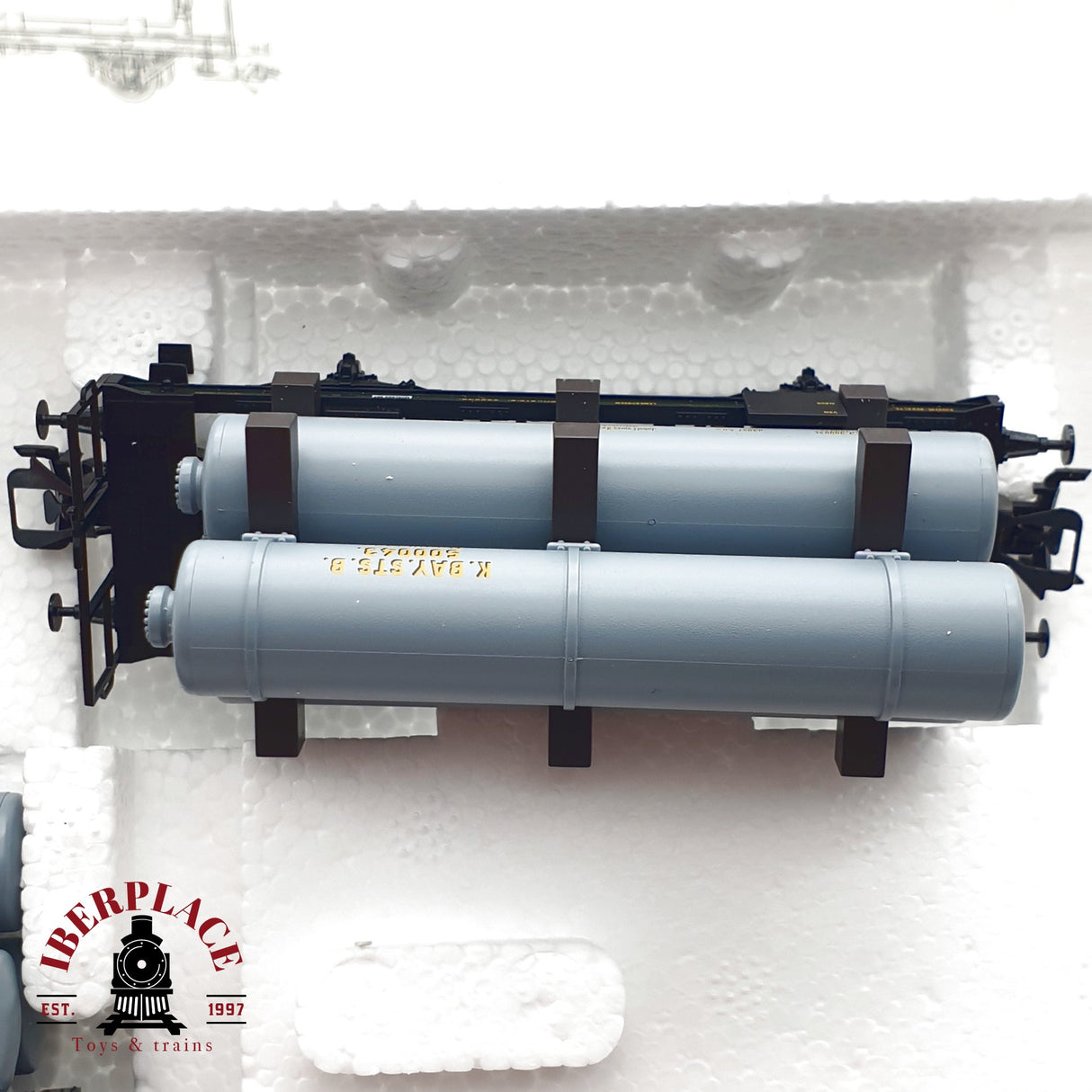 ♻️  Märklin 46600 set de cisternas de gas K.Bay.Sts.B H0 escala 1:87 E21