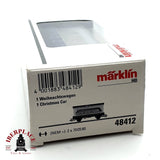 ♻️ Märklin 48412 vagón plataforma de navidad con agua por dentro H0 escala 1:87 E19