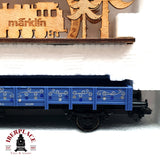 ♻️ Märklin 48409 vagón plataforma con escena navideña en madera H0 escala 1:87 E19