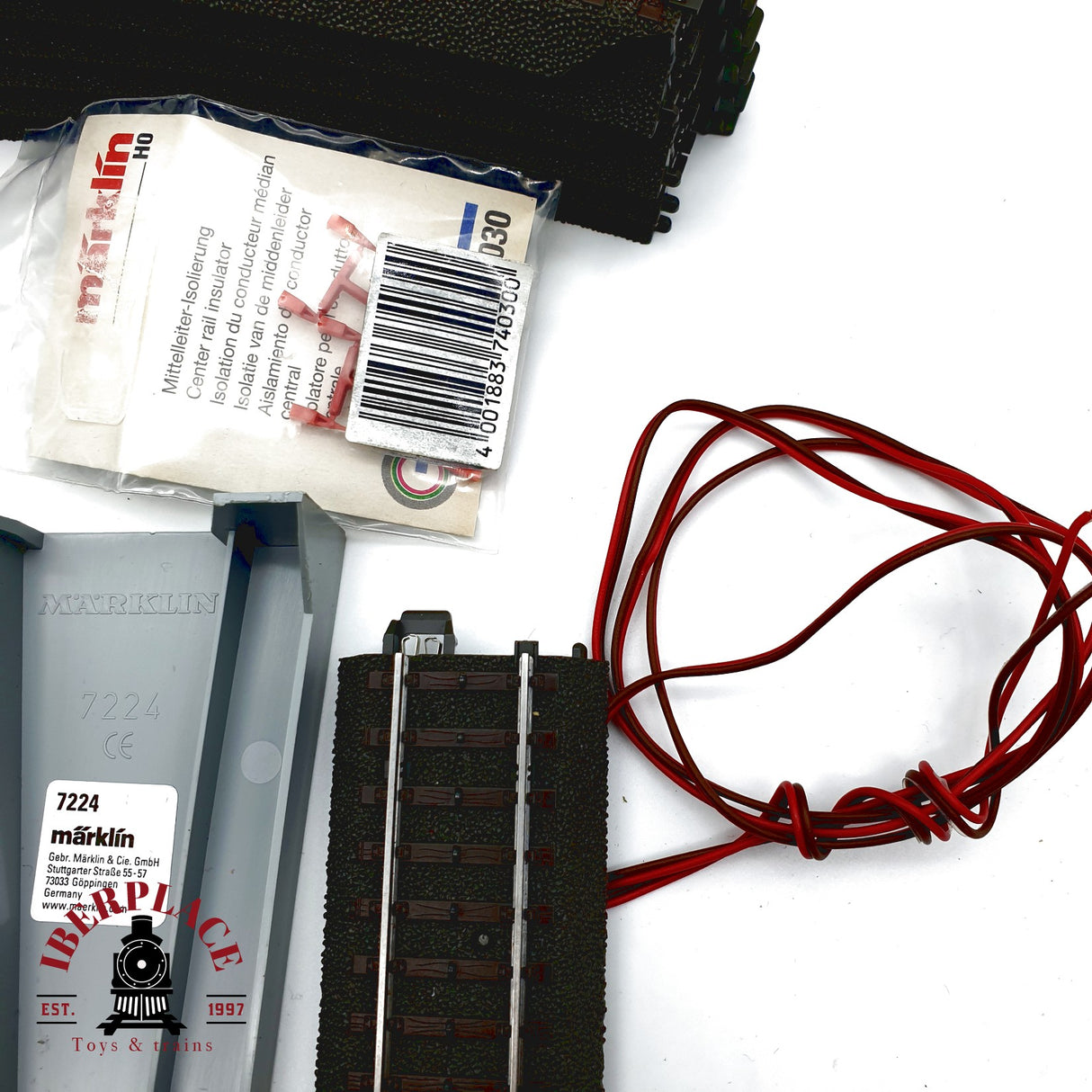 ♻️ Märklin Lote vias rectas, curvas, tope de vías, pupitres de mando sistema C H0 escala 1:87 E20