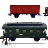 ♻️ 7x Märklin Fleischmann vagones mercancias DB DR para piezas o repuestos H0 escala 1:87 E20