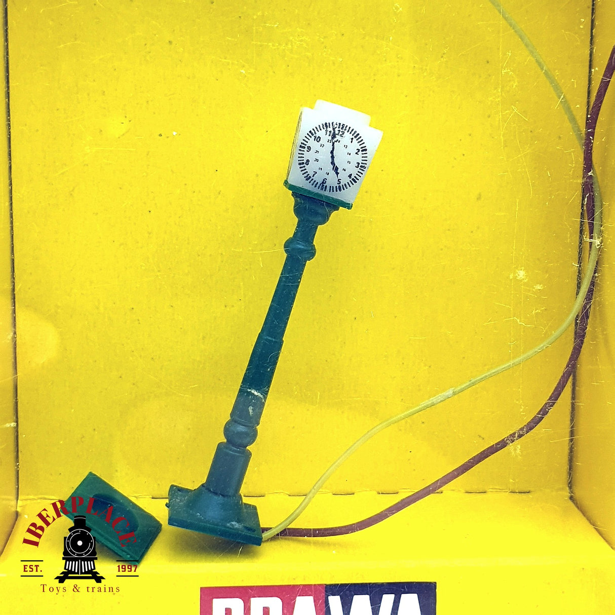 ♻️ BRAWA 2x 4620 Farol de pared y reloj de poste N escala 1:160 E19