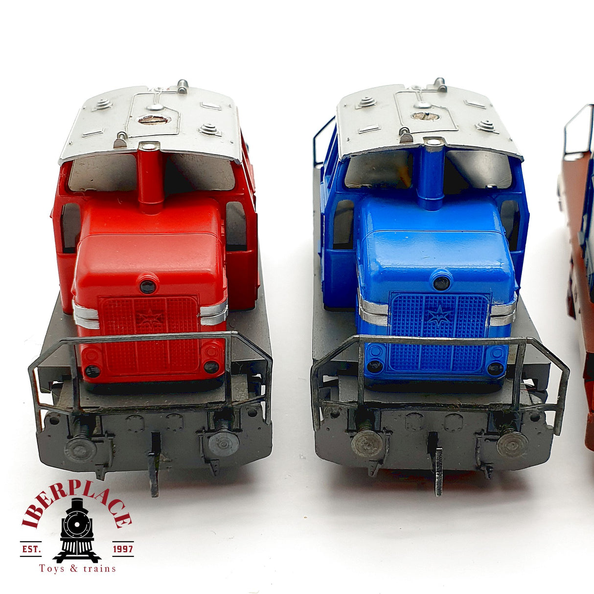♻️ Märklin 3x Locomotoras Diésel Maniobras Henschel DHG 500 / 700 AC H0 Escala 1:87