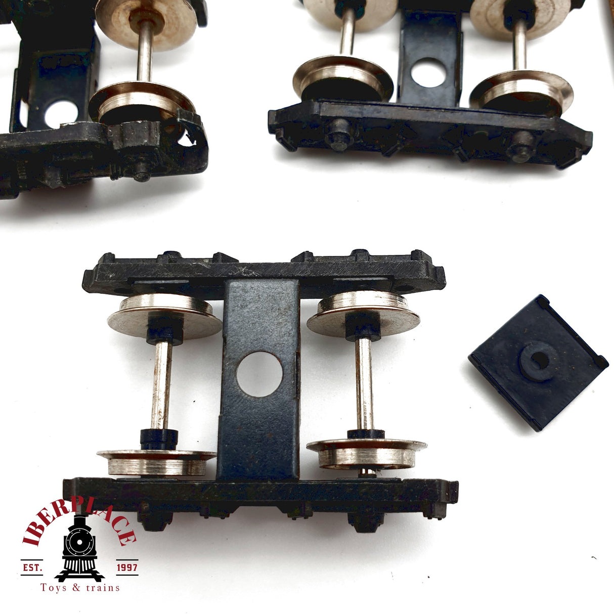 ♻️  5x Bogies para repuestos de vagones H0 escala 1:87 E20 7/7