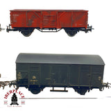 ♻️ 7x Märklin Fleischmann vagones mercancias DB DR para piezas o repuestos H0 escala 1:87 E20