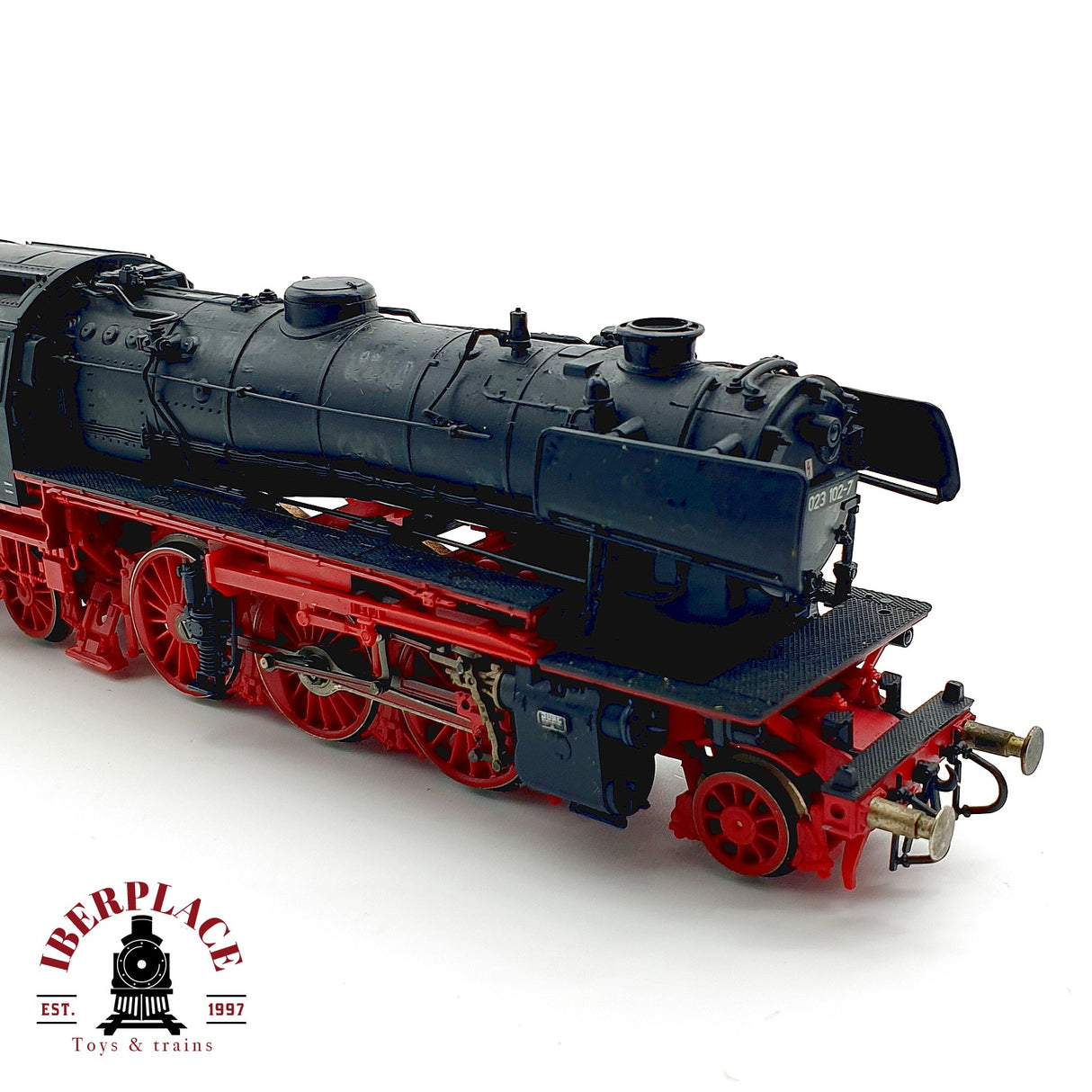 ♻️🚂 Roco locomotora de vapor BR 023 102-7 DB patin Marklin Escala H0 1:87