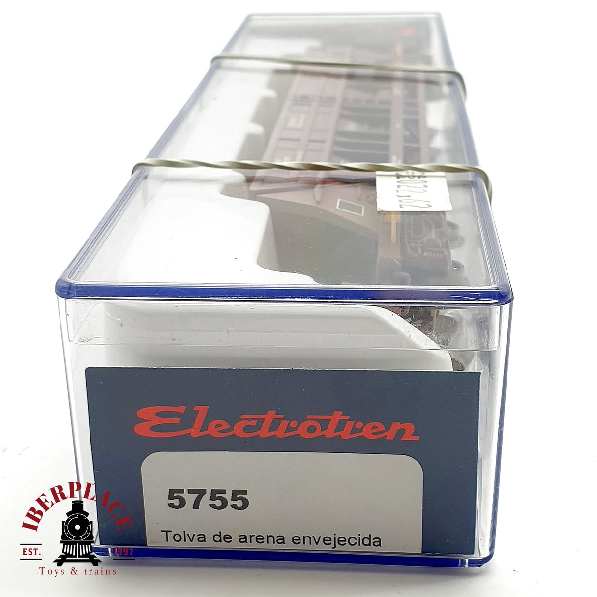 ♻️ Electrotren 5755 Vagon tolva de arena envejecida Transfesa RENFE Escala H0 1:87 DC