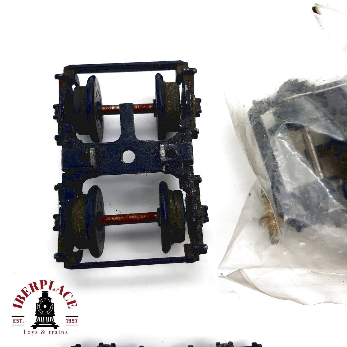 ♻️  4x Trix Express Bogies para repuestos de vagones H0 escala 1:87 E20
