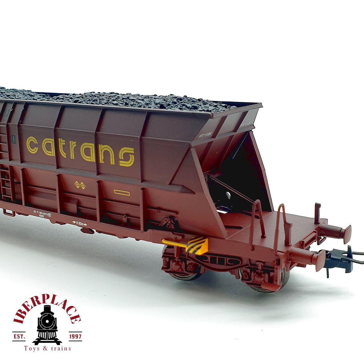 ♻️ Electrotren 5715 Vagon tolva envejecido CATRANS RENFE Epoca V H0 1:87 DC