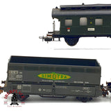 ♻️ 7x Märklin Fleischmann vagones mercancias DB DR para piezas o repuestos H0 escala 1:87 E20