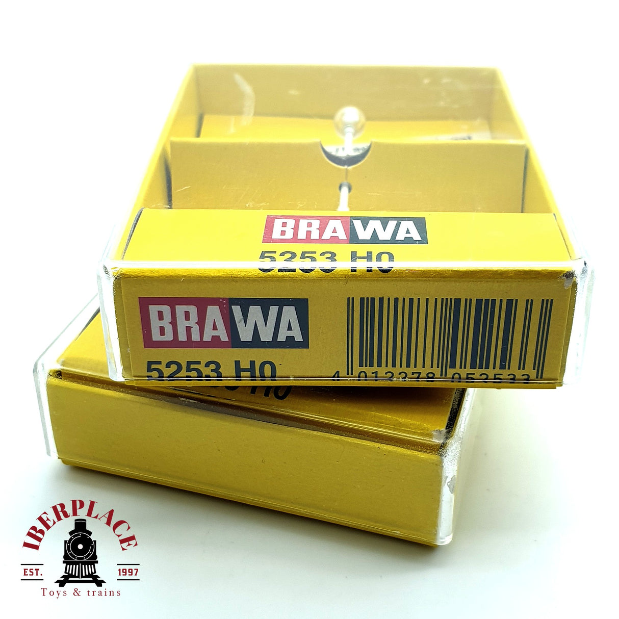 ♻️ BRAWA 2x 5253 Farola de parking H0 escala 1:87 E19