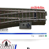 ♻️ Märklin 2x 24611 74490 Desvío a la izquierda y motor para desvío H0 escala 1:87 E20