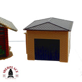 ♻️ 5x edificios casetas y casa residencial maqueta decoración Escala H0 1:87