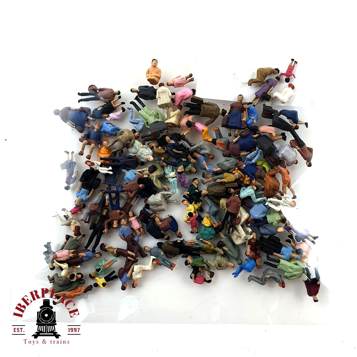 ♻️ Lote mixto figuras personas viajeros sentados N escala 1:160 V10