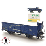 ♻️Trix 24073 vagón museo DB 522 216 Hércules con camión H0 escala 1:87 A27