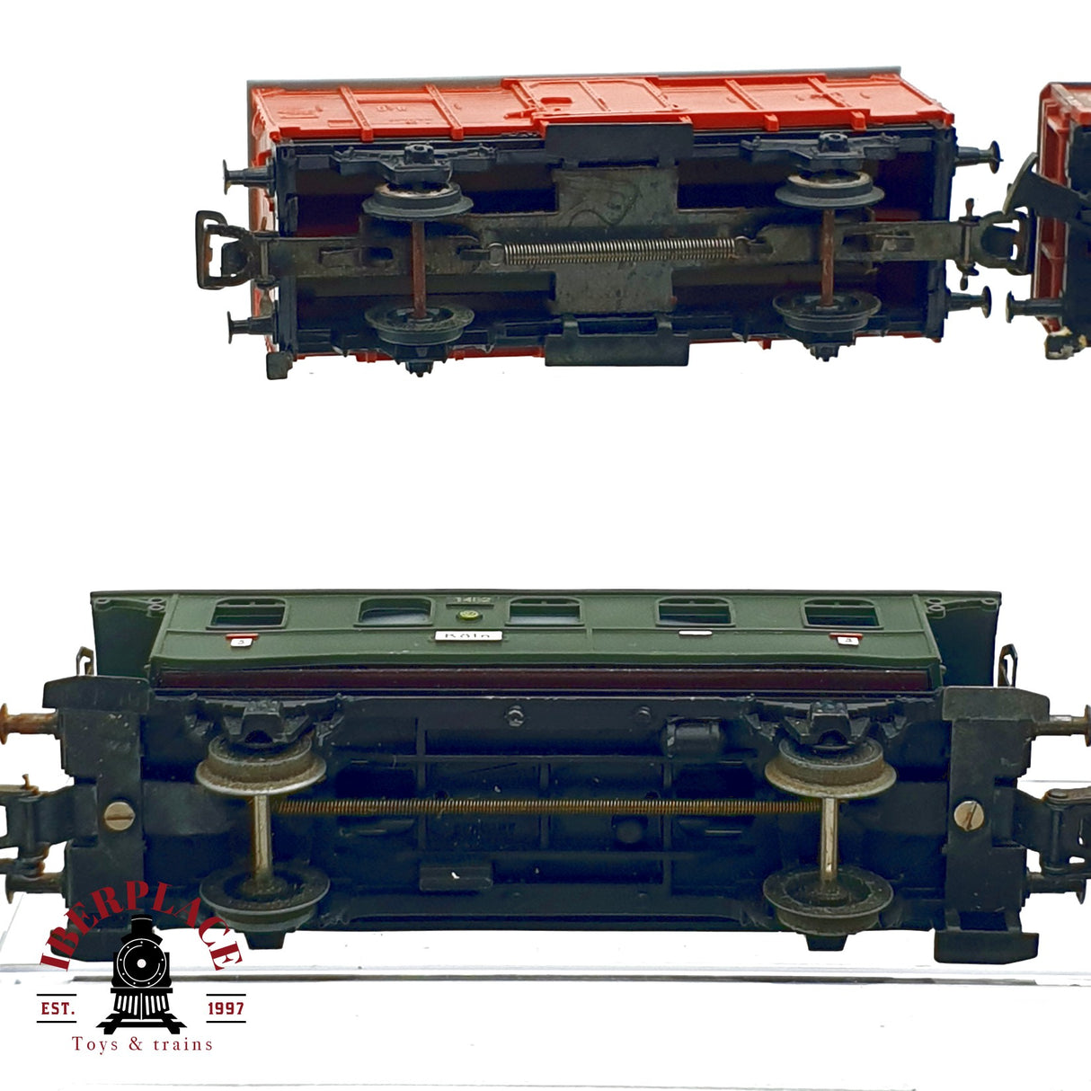 ♻️ 7x Märklin Fleischmann vagones mercancias DB DR para piezas o repuestos H0 escala 1:87 E20