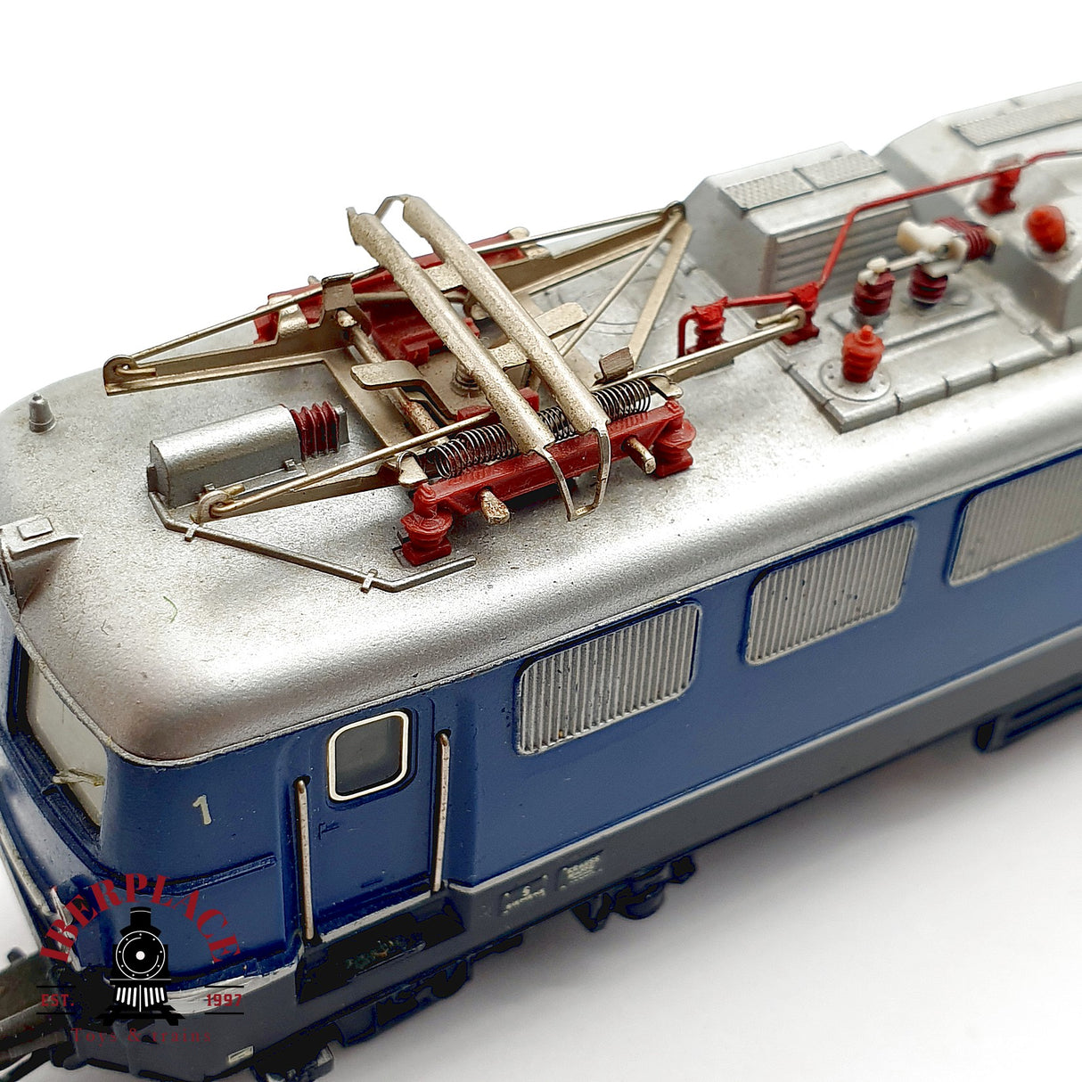 ♻️ Märklin Locomotora Eléctrica BR 110 234-2 DB Azul Metal 3039 / 30390 AC H0 Escala 1:87