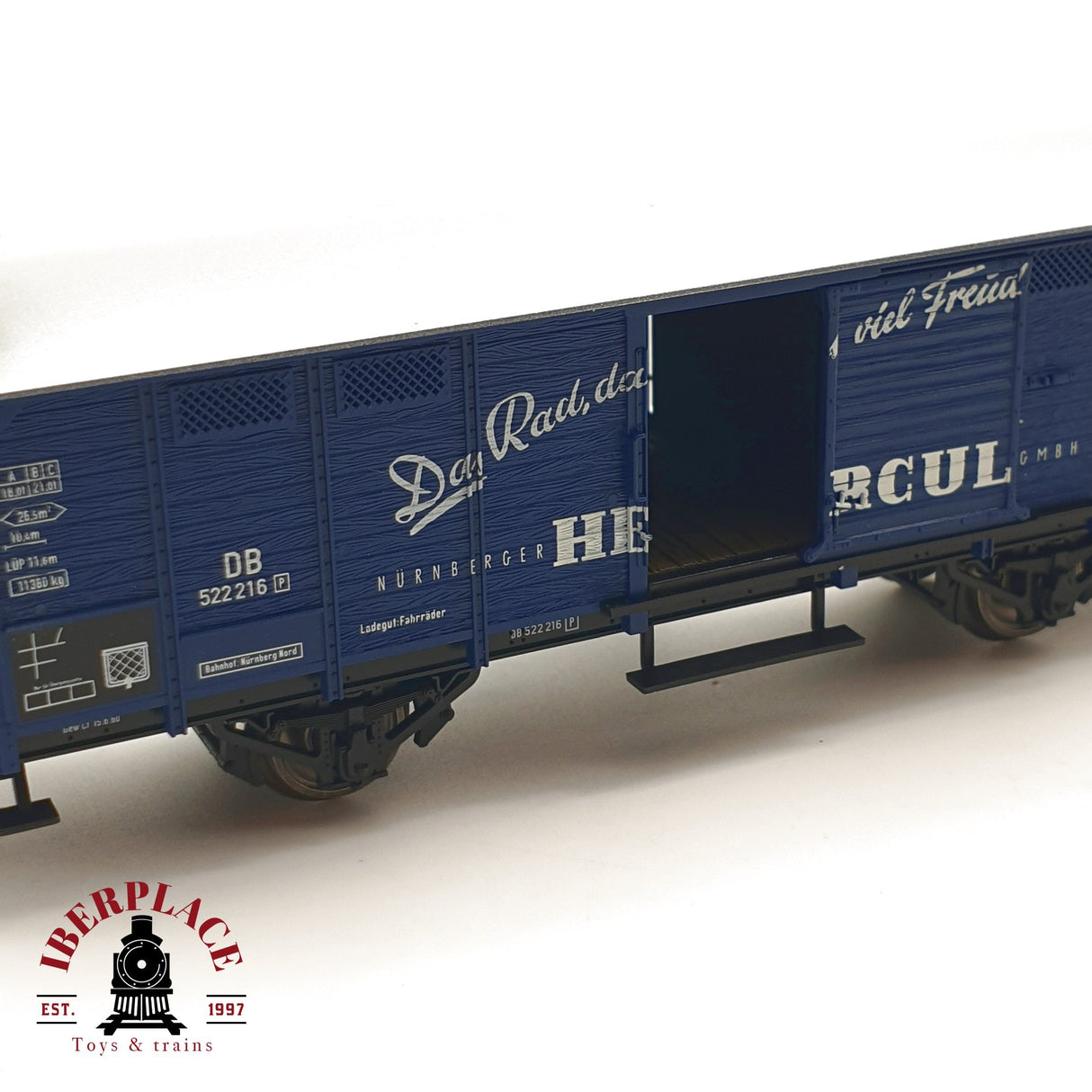 ♻️Trix 24073 vagón museo DB 522 216 Hércules con camión H0 escala 1:87 A27