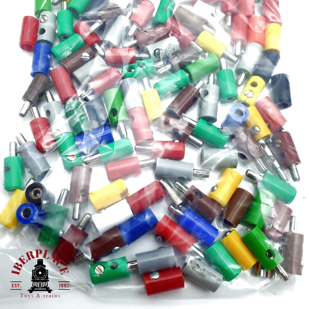♻️ Lote clavijas hembra y macho varios colores H0 escala 1:87 E20