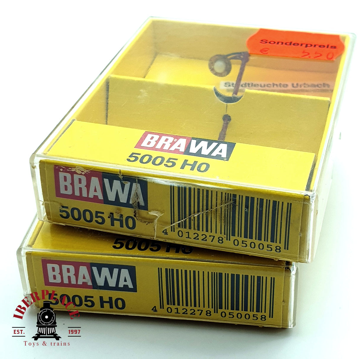 ♻️ BRAWA 2x 5005 Farola de ciudad H0 escala 1:87 E19